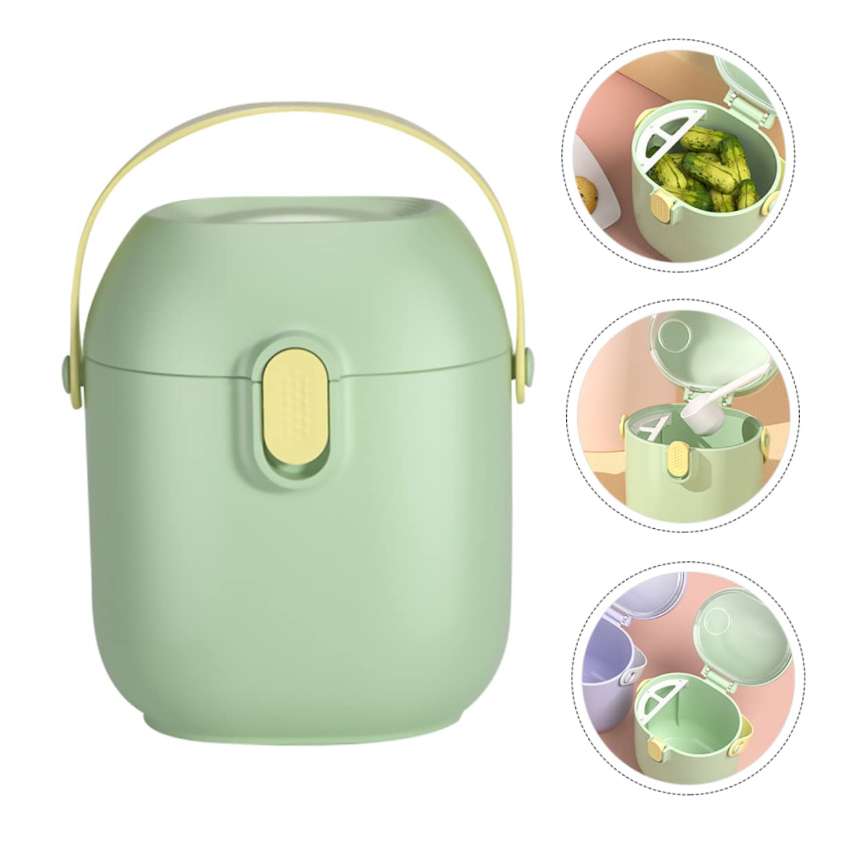 KESYOO Large Capacity Travel Formula Container Milk Storage Box Sealed Milk Powder Container