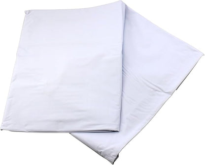Deluxe Vinyl Fitted Crib Mattress Cover Protector 28" x 52" Standard Size Waterproof Protects and Keeps Mattress Clean and Dry