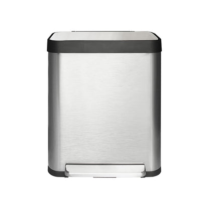 Diaper Pail, Airtight Odor Control Baby Diaper Bin with Childproof Lock, Stainless Steel Garbage Pail with lid, 15 Liter/ 4 Gallon Compact Nursery Trash Can with Removal Inner Liner, Blue