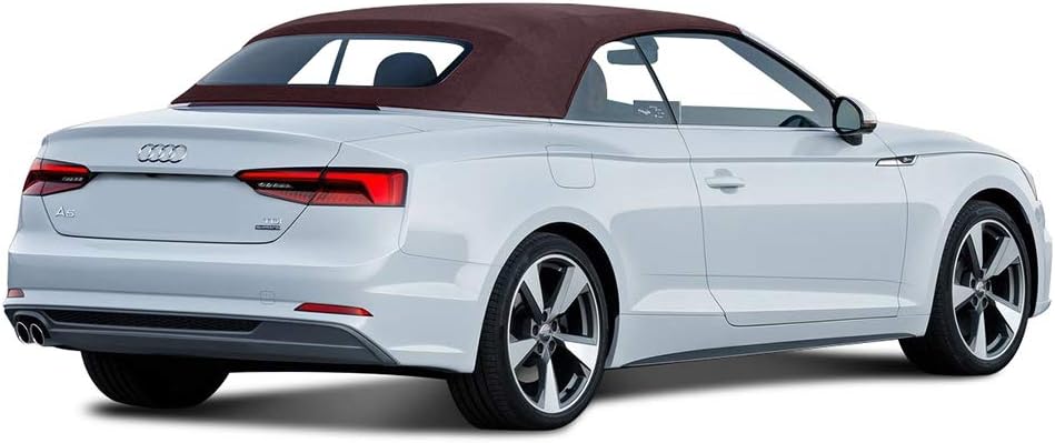 Sierra Auto Tops & Seats Convertible Top - Fits 2010 to 2017 Audi A5 Cabriolet - Black, Twillfast Canvas - Soft Top Convertible Top Replacement - Precision Fit - Complete with Heated Glass Window
