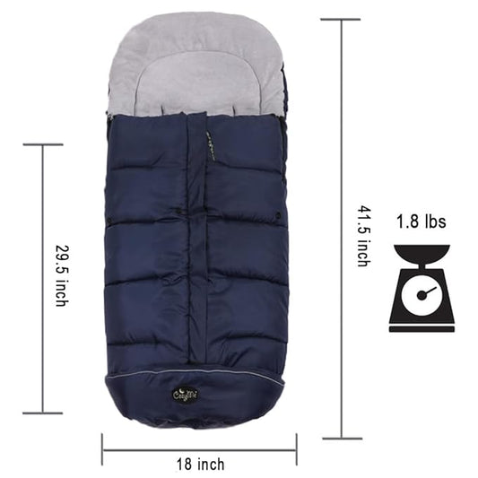CozyMe Stroller Footmuff, Insulated Stroller Blanket Evelution for Winter Baby, Universal Waterproof Winter Bunting Bag, Cozy Universal Travel Gear Stroller Sleeping Bag Fit for 6M-4T