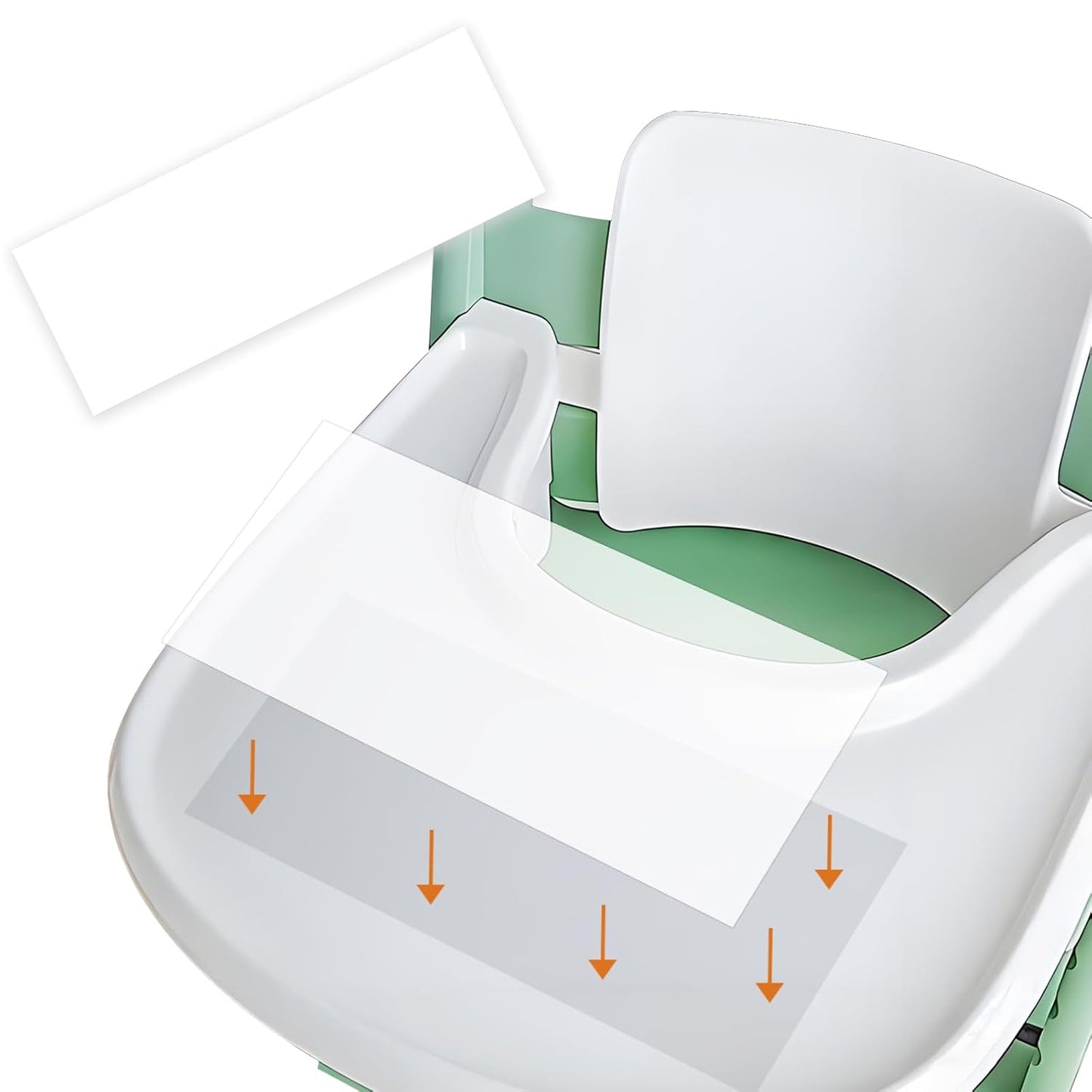 Suction Solver Stickers Adhesive Mat Compatible with Stokke Tripp Trapp Tray Enhances Suction Grip for Baby Bowls Plates Toys Fits Baby High Chairs Tray - 4PCS