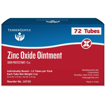 Zinc Oxide Ointment for Adults and Babies - 2 oz Diaper Rash Ointment - Skin Protectant for Diaper Rashes, Cuts, and Burns - 20% Zinc Oxide