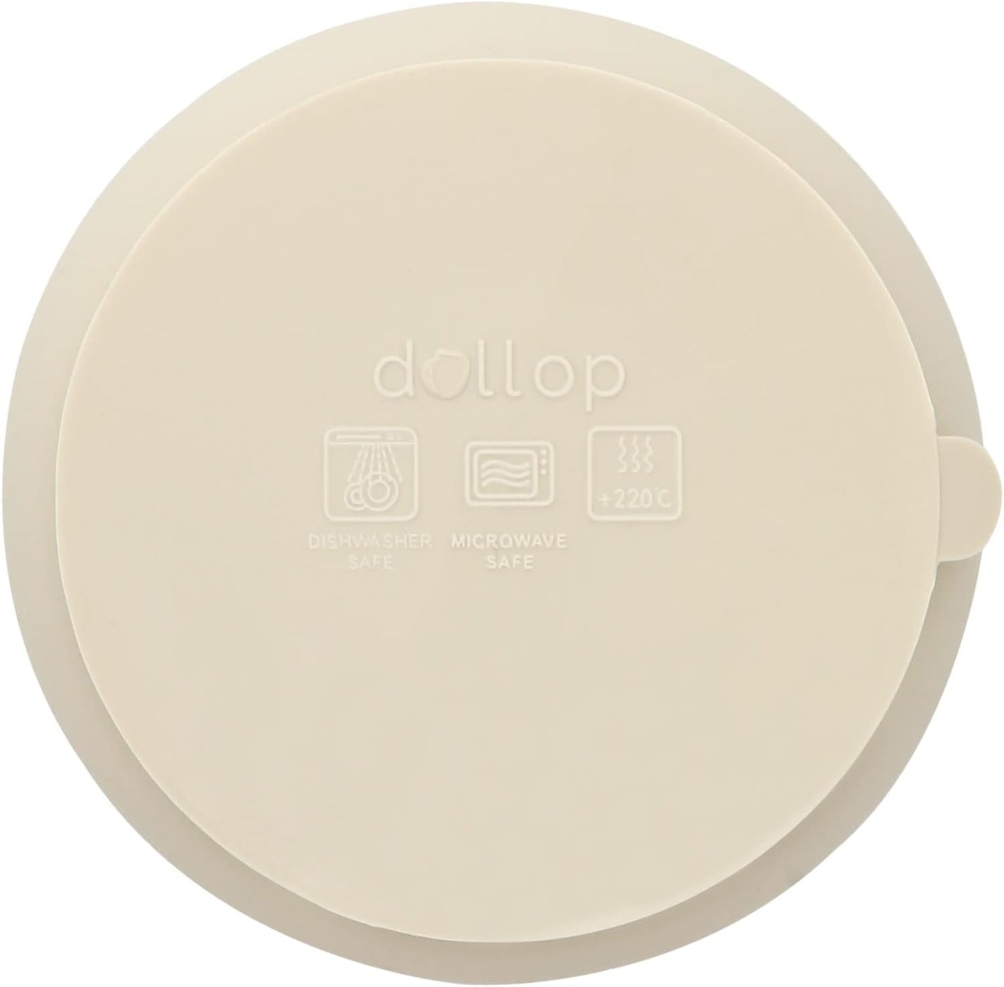 dollop Silicone Suction Bowl | BPA Free | Dishwasher & Microwave Safe (Slate Blue)