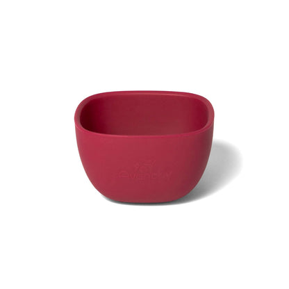 Avanchy Baby Bowls Silicone MINI Prep Bowl Set for Babies Kids Toddler for Feeding Food 4 oz, White
