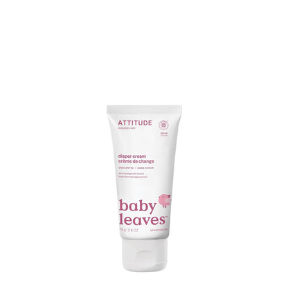 ATTITUDE Baby Diaper Cream, EWG Verified & Zinc Oxide Formula, Unscented & Hypoallergenic, Dermatologist-Tested, Vegan, 75g