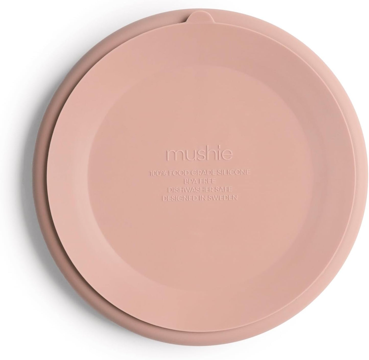 mushie Silicone Suction Plate | BPA-Free Non-Slip Design (Soft Lilac)