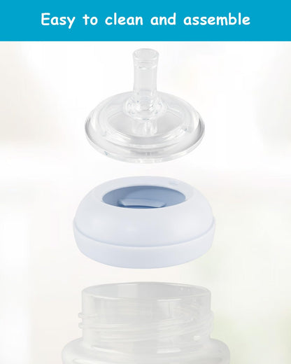 Sippy Cup Nipples for Philips Avent Natural Baby Bottles, My Grippy Spout Sippy Cup and Natural Trainer Sippy Cup, Soft 100% Silicone Sippy Spout Nipples, 6m+, 4 Count