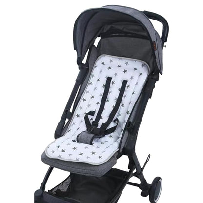 Universal Kids Stroller Seat Liner Cotton Kids Pushchair Cushion Seats Mat Breathable Stroller Liner Insert Mattress Soft Pushchair Seat Pad Pram Cushion Seats Pad Head Neck Body Support for 1-3 Years