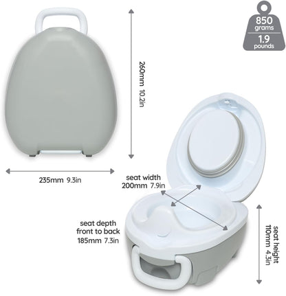 My Carry Potty - Ladybug Travel Potty, Award-Winning Portable Toddler Toilet Seat for Kids to Take Everywhere