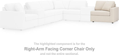 Signature Design by Ashley Modmax Coastal Press-Back Swivel Glider Rocker Recliner with Machine Washable Cover, Hidden Storage Compartments and 2 Bolster Pillows, Beige - Colors B