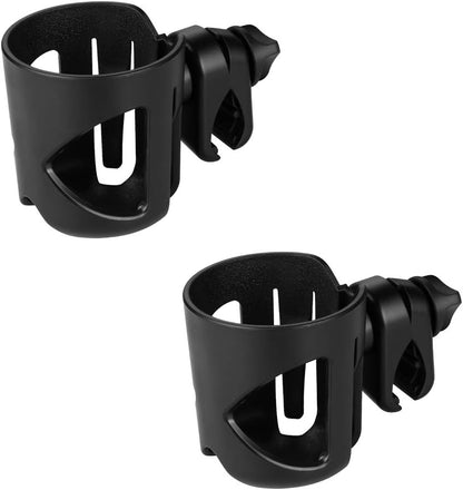 Accmor Universal Cup Holder, Stroller Cup Holder with Phone Holder, 360° Rotatable Large Caliber Designed Bottle Holder for Stroller, Bike, Wheelchair, Walker, Scooter