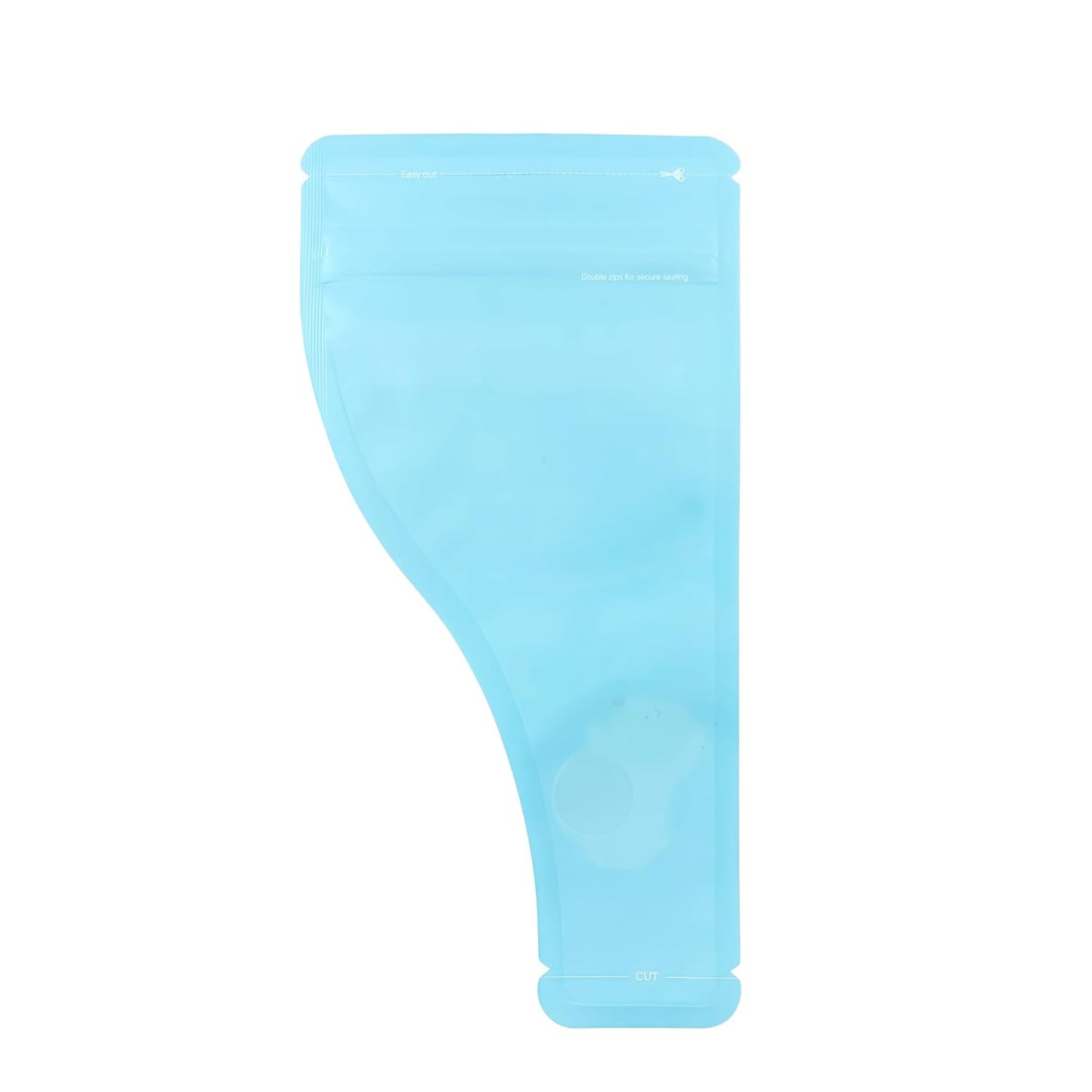 30 Pack 3.94x7.87 inch Writable Bulk Disposable Powder Bags for Travel Sample Dispenser Baby Formula Storage Container Transparent Window Portable Protein Powder Leakproof Pouches
