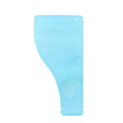 30 Pack 3.94x7.87 inch Writable Bulk Disposable Powder Bags for Travel Sample Dispenser Baby Formula Storage Container Transparent Window Portable Protein Powder Leakproof Pouches