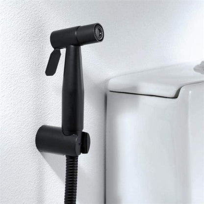Toilet Handheld Showers Muslim Cloth Diaper Sprayer Compatible with Rear Washing - Women's Wash Faucet Set Black Women's Wash Copper Spray Gun Toilet Flusher Wall Mounted