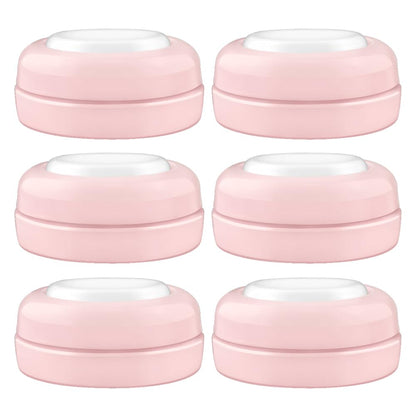 Maymom Screw Lids Aka Travel Caps with Rewritable Sealing Disc Compatible with Avent Bottle, Maymom Wide Mouth Bottles; Cap Replace Avent Natural Bottle Sealing Ring and Sealing Disc, 6pcs. (Blue)