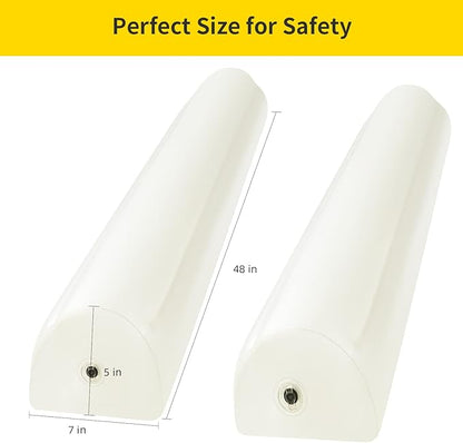 USHMA [2-Pack] Travel Bed Rails for Toddlers | Inflatable Bed Rails, Blow Up Portable Bed Rail for Kids | Toddler Bed Guard Rail for Full, Queen, King Size Beds | Bed Rail for Home, Hotel or Travel