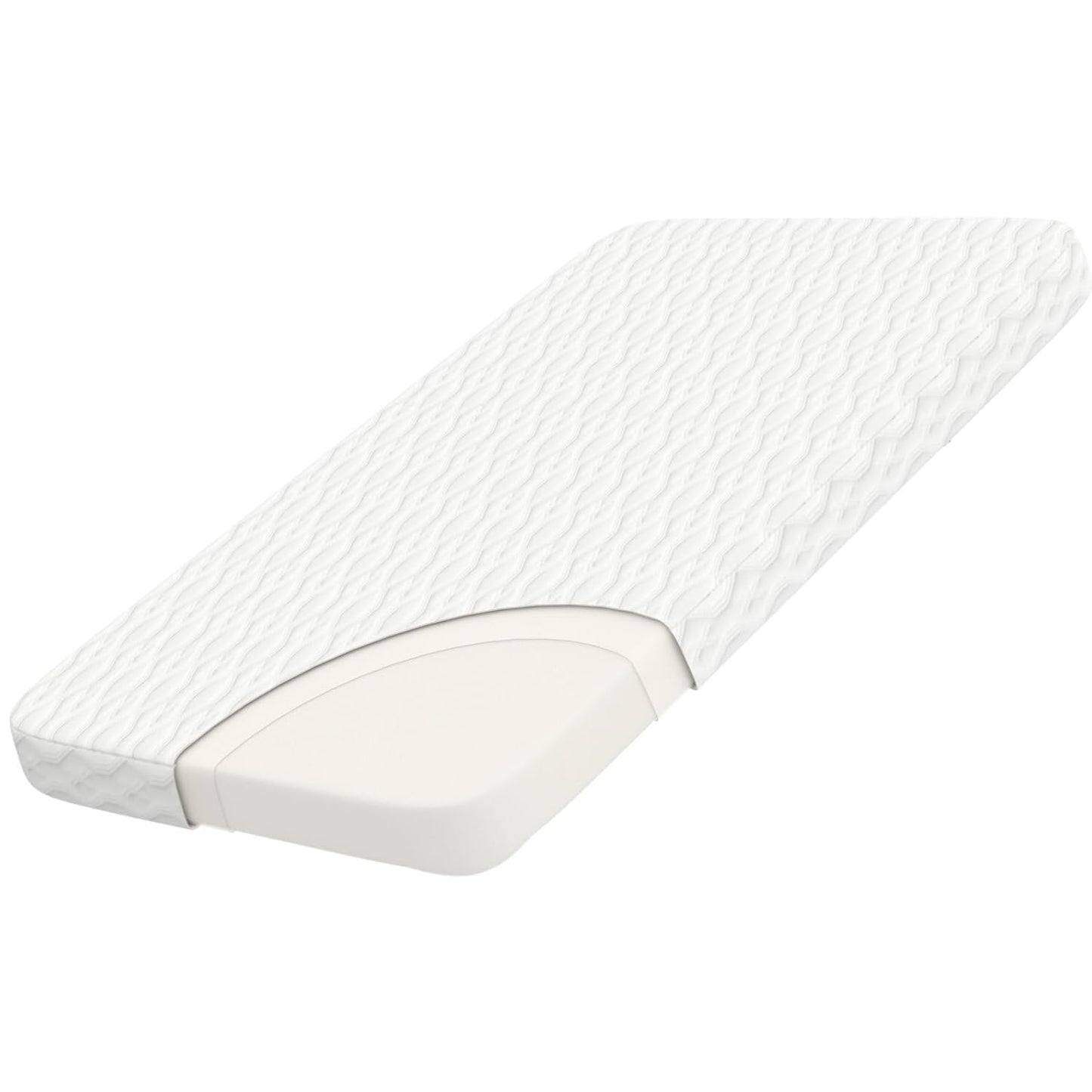 WELLZEE Pack N Play Mattress 36.5"x25", Fit for Dream On Me Nest/Zodiak/Zoom Portable, Pamo Babe Deluxe and Baby Trend Playard, Breathable & Washable Cover, Ultra-Suppotive Foam