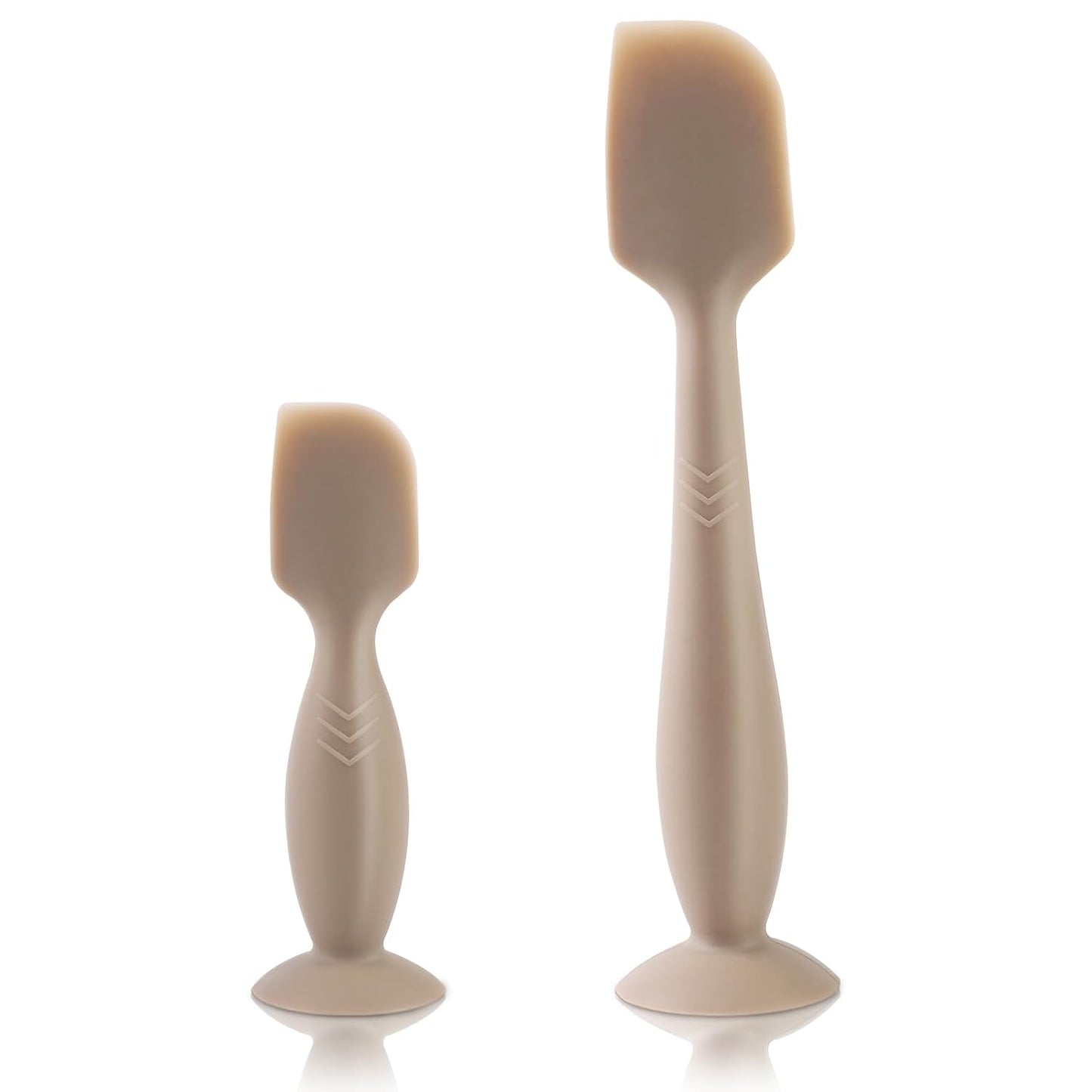 Diaper Cream Spatula, 2 Pack Butt Spatula Baby, Silicone Diaper Cream Applicator, Full-Size and Mini Butt Paste Spatula for Babies, Newborn Baby Necessities (Pink)