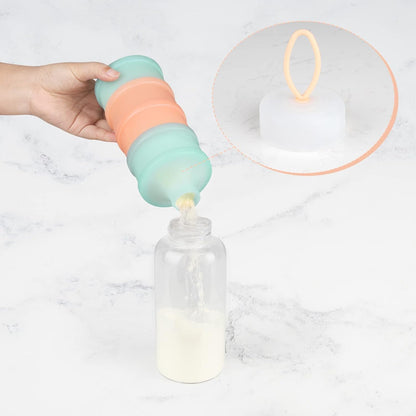 Accmor Baby Formula Dispenser On The Go, Stackable Formula Dispenser Formula Container to Go, Non-Spill Portable Milk Powder Kids Snack Storage Container, BPA Free