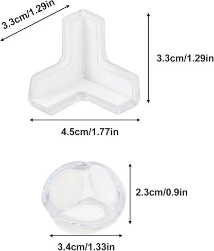 24 Pack Corner Guards Corner Protectors for Baby，Table Corner Protectors for Baby，Furniture Guards，Baby Proof Corner Protectors to Cover Sharp Furniture