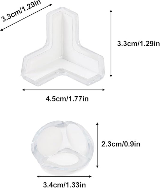 24 Pack Corner Guards Corner Protectors for Baby，Table Corner Protectors for Baby，Furniture Guards，Baby Proof Corner Protectors to Cover Sharp Furniture