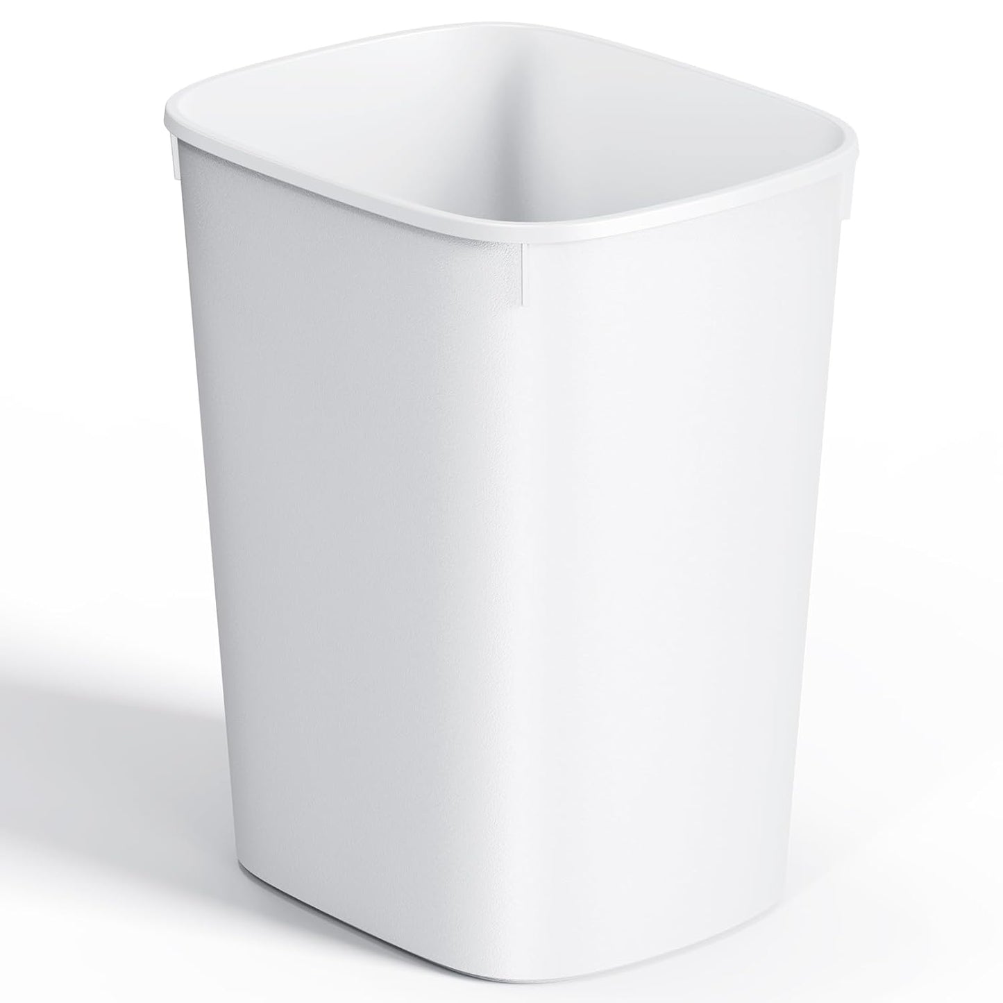 CEROELDA 3 Pack Bathroom Trash Can with Lid, 10L/2.6 Gal Small Garbage Can with Press Top Lid, Slim Plastic Waste Basket for Toilet, Office, Bedroom (Muti 1)