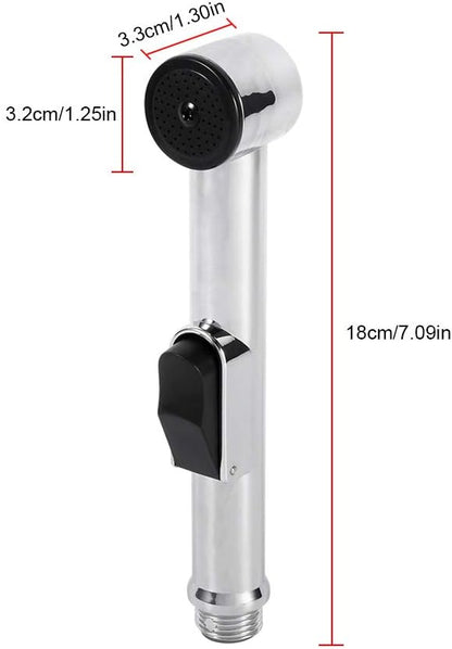 Handheld Bidet Sprayer for Toilet, Portable Spray Head Baby Cloth Diaper Sprayer Bidet for Toilet ABS Bathroom Hand Held Muslim Shattaf (Bidet Sprayer Head Only)