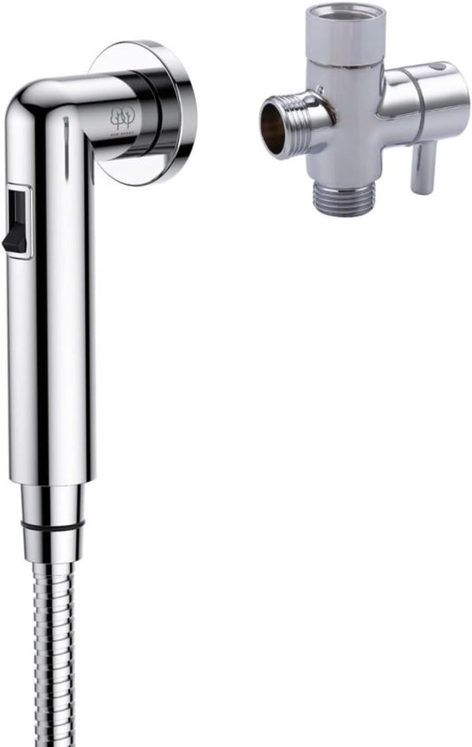 Handheld Bidet Sprayer for Toilet - Bum Gun Bidet Sprayer Kit with Adjustable Pressure, Bathroom Bidet Attachment, Cloth Diaper Sprayer, Feminine Wash, Easy Install, Leak-Free