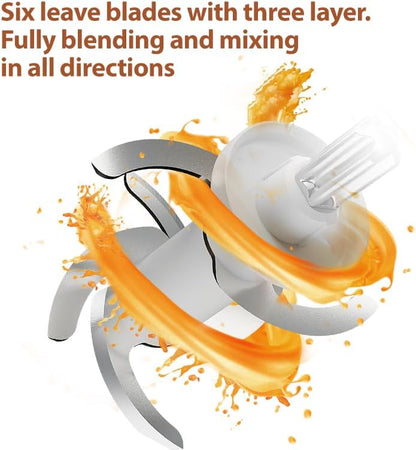 Baby Food Maker Electric, 300ML Baby Food Processor with 150W Motor, Baby Puree Blender, Mini Food Chopper, BPA-Free, Baby Essentials