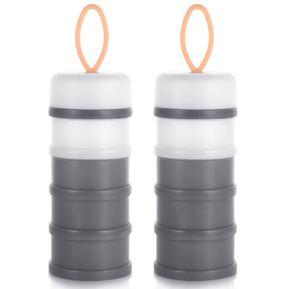 Accmor Baby Formula Dispenser On The Go, Stackable Formula Dispenser Formula Container to Go, Non-Spill Portable Milk Powder Kids Snack Storage Container, BPA Free
