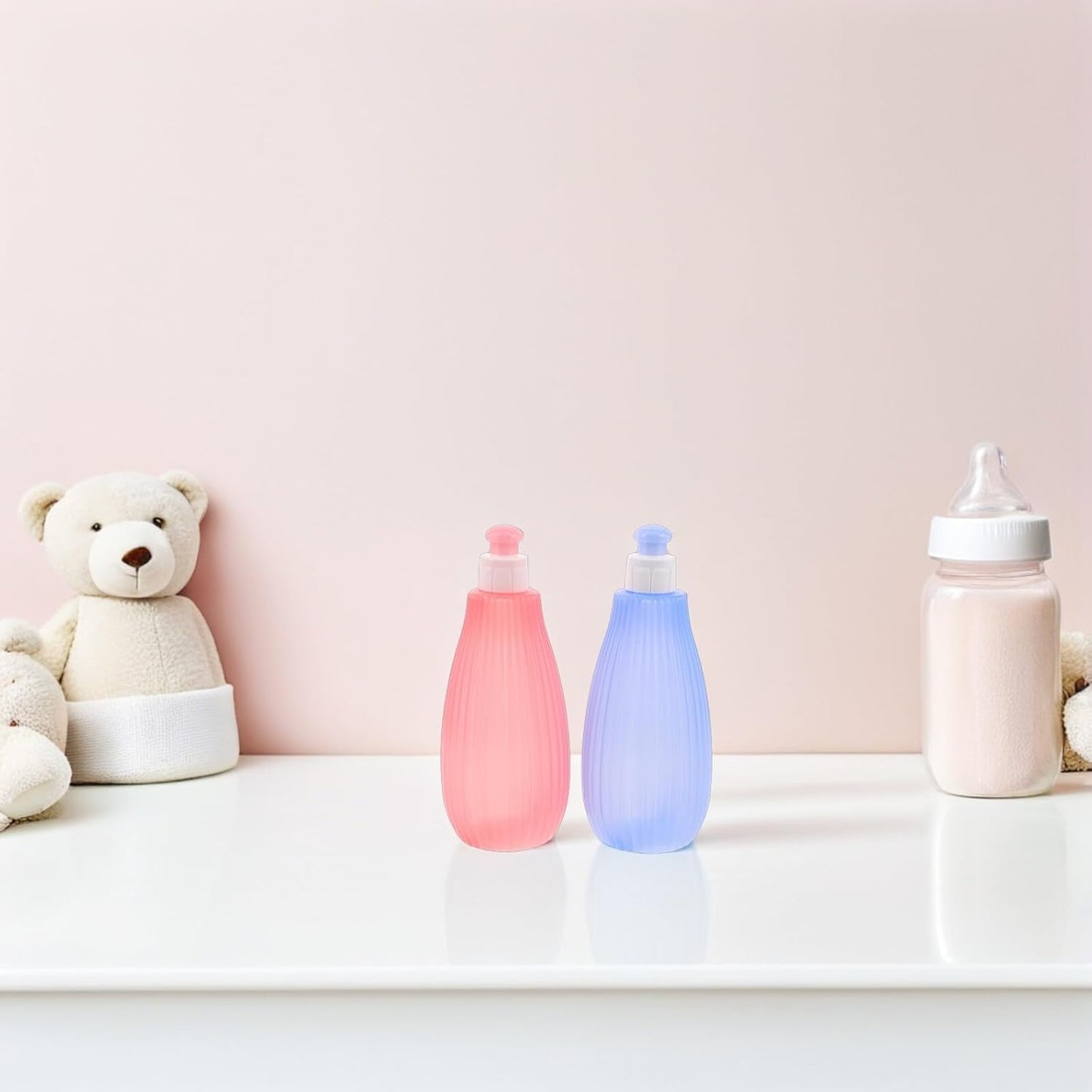 Portable Bidet Sprayer for Infants, 350ml Reusable Bum Cleaner Bottle, Handheld Travel Wash Spray for Personal Hygiene and Diaper Cleaning, 2pcs