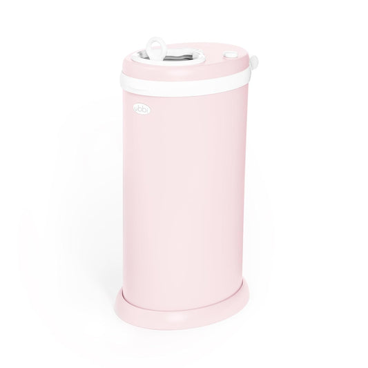 Ubbi Steel Diaper Pail, Odor Locking, No Special Bag Required, Award-Winning, Registry Must-Have, White