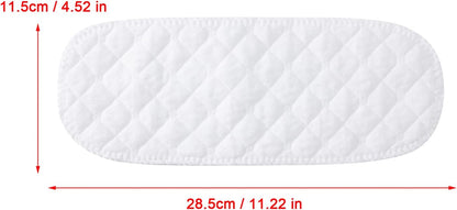 10PCS Three-Layers Cotton Diaper Reusable Solid Casual Infant Baby Cloth Diaper Covers Nappy Liners Insert (Three Layers - S, 30x11cm / 11.81x4.33in)