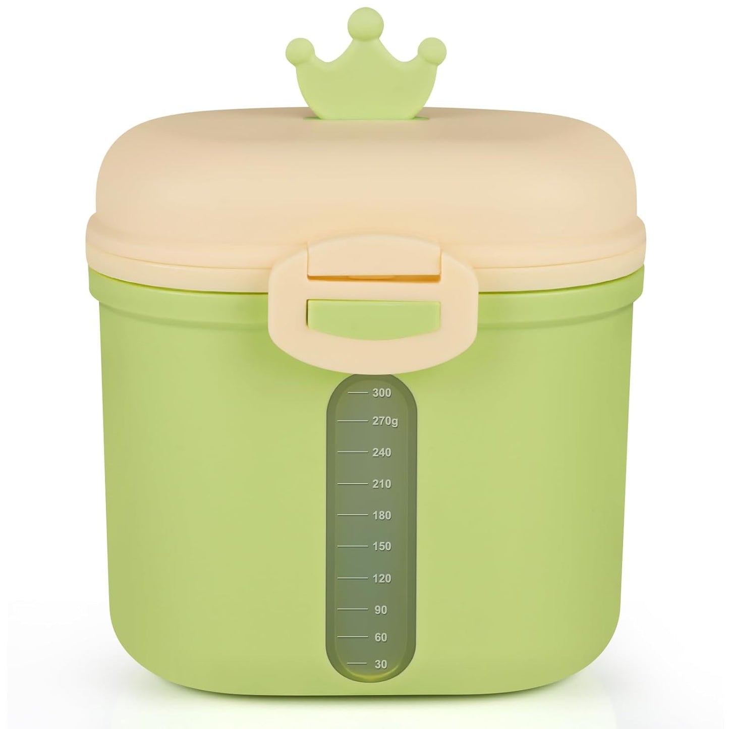 Accmor Baby Formula Dispense On The Go, Portable Milk Powder Formula Dispenser with Scoop,Formula Containers for Travel Hold 8.5oz/240g Formula,Green
