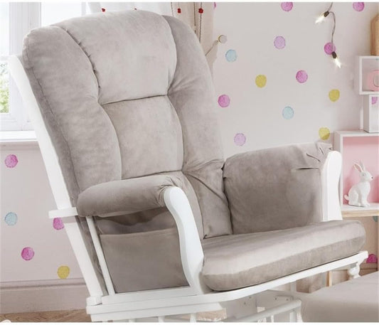 AFG Baby Furniture Alice Glider Chair Cushions Set Gray