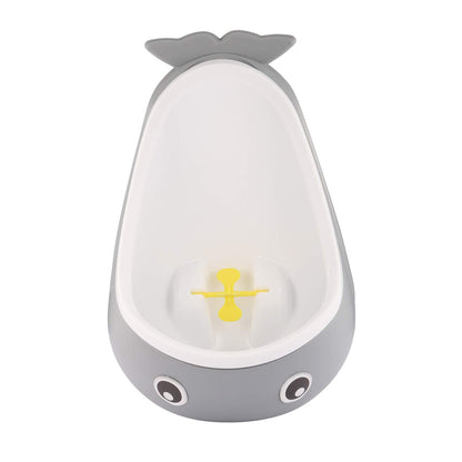 Cute Frog Potty Training Urinal for Boys with Funny Aiming Target - Blackish Green