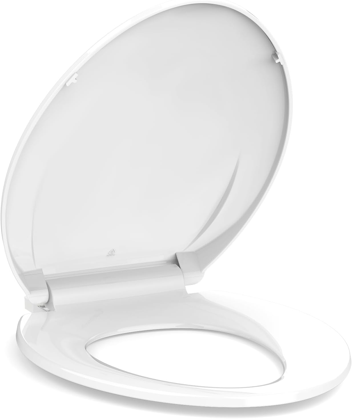 Toilet Seat Round,Toilet Seat with Toddler Seat Built in, Potty Training Toilet Seat Round Fits Both Adult and Child, with Soft Close,Easy Install and Clean - White, Round