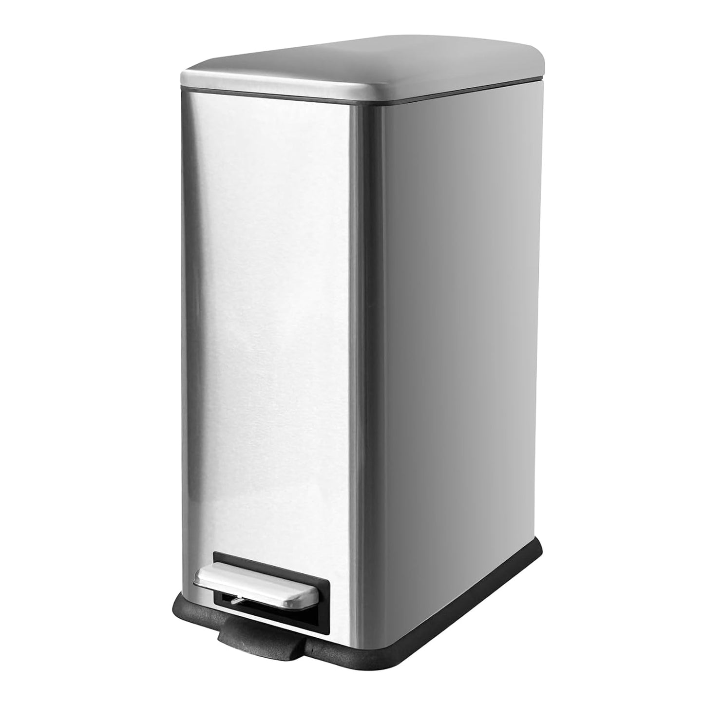 Diaper Pail, Airtight Odor Control Baby Diaper Bin with Childproof Lock, Stainless Steel Garbage Pail with lid, 15 Liter/ 4 Gallon Compact Nursery Trash Can with Removal Inner Liner, Blue