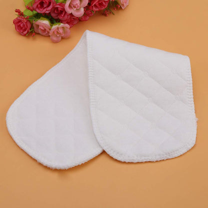 Soft Diaper, 10PCS Breathable Baby Toddler Cotton Modern Cloth Nappy Liners Double Water Absorb Reusable Fits Most Babies (Six Layers 32x12cm)