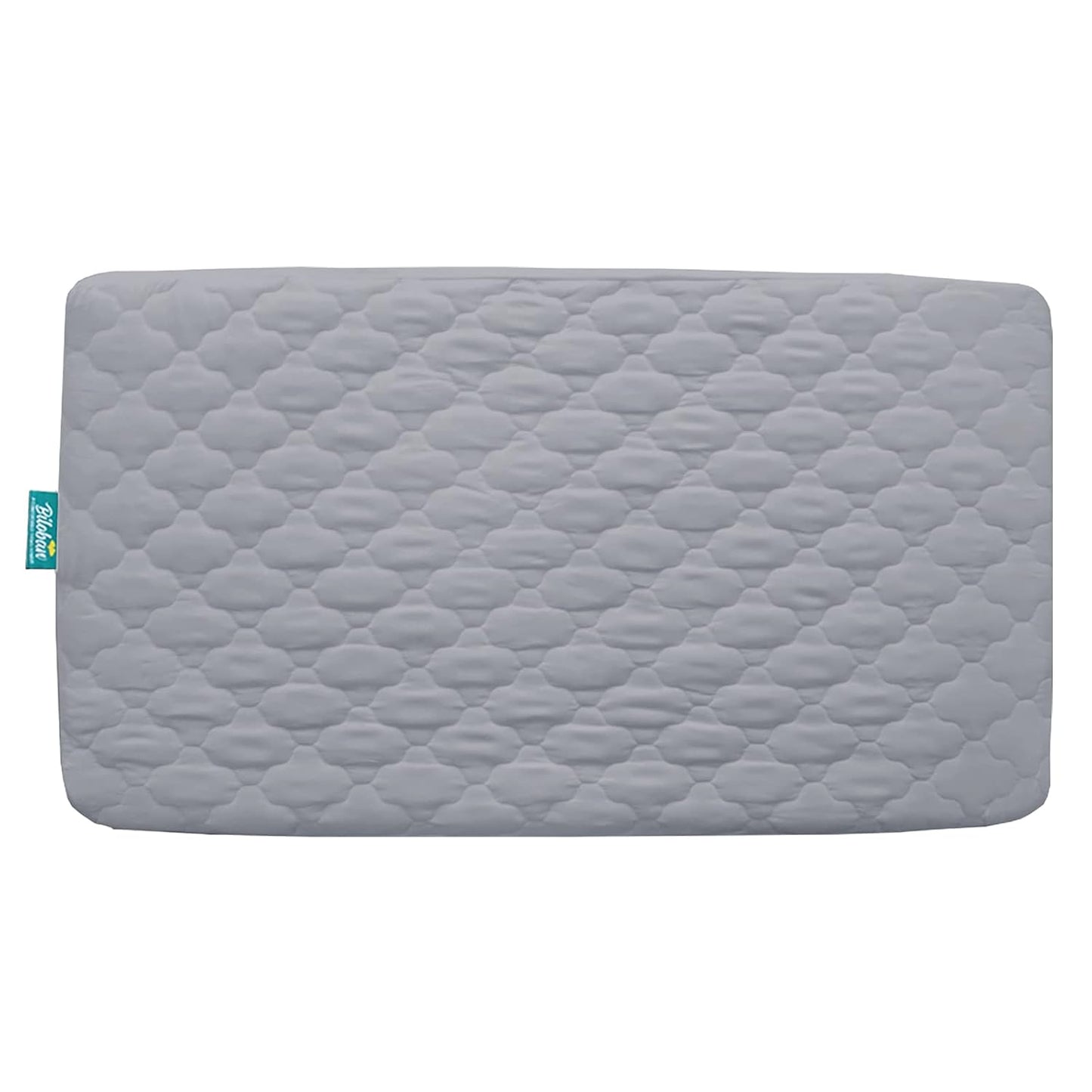 Pack and Play Sheets Mattress Pad Protector Fitted Waterproof Playard Mattress Cover, Compatible with Graco Pack n Play & Dream On Me & Pamo Babe, Playpen/Playard Sheet Quilted, Gray, 39" x 27"
