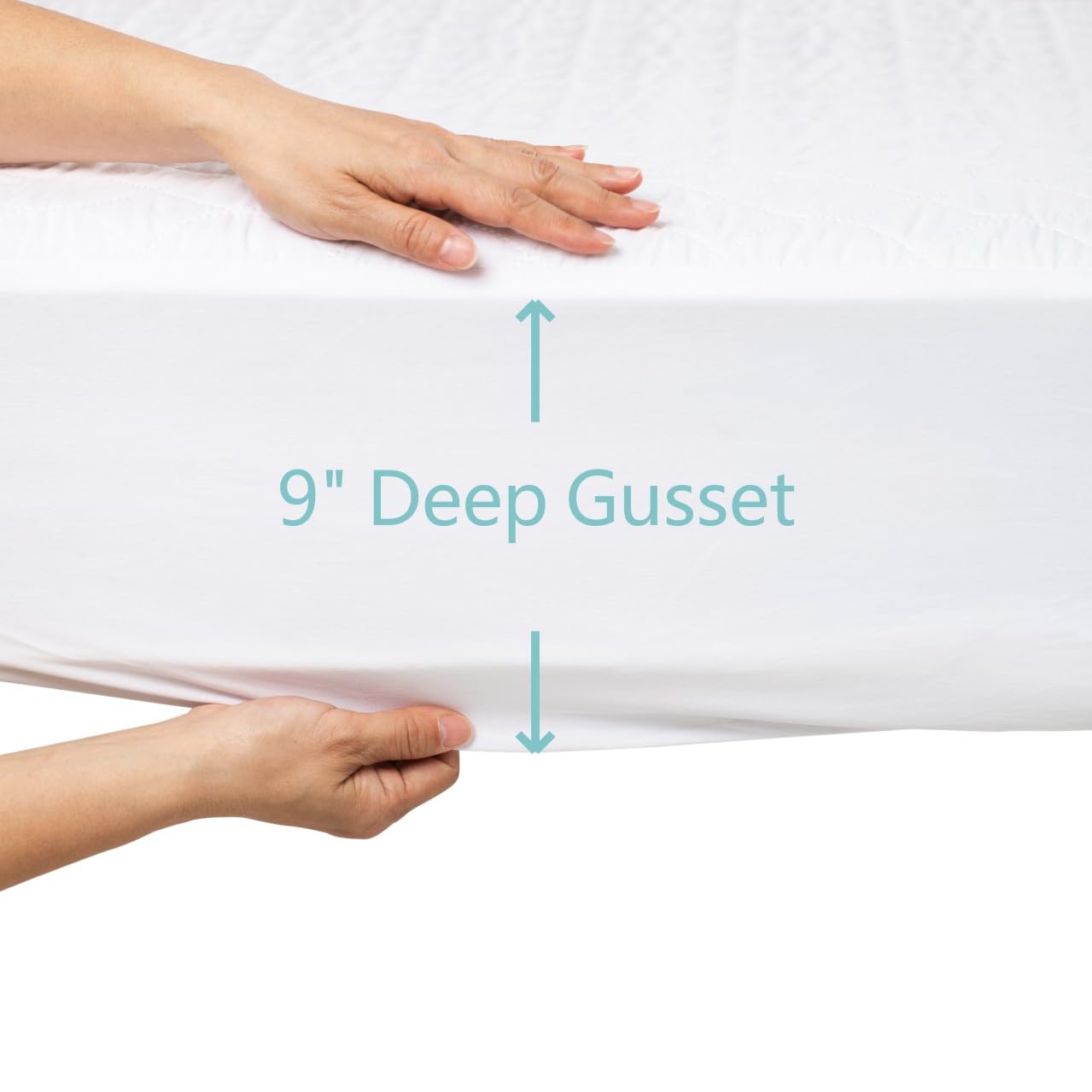 American Baby Company Waterproof Fitted Pack and Play Mattress Protector 39" x 27" - Quilted, Noiseless, Ultra-Soft & Breathable Playpen and Pack n Play Mattress Cover