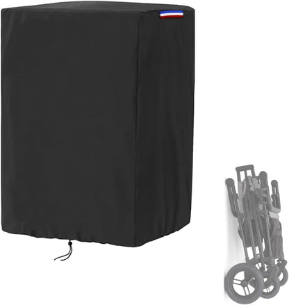 Wagon Cover Compatible with Wonderfold Wagon W4 Original(Cover Only),Waterproof 420D Stroller Wagon Covers for Keenz Wagon Stroller 4 seater-29"L x 28"W x 43"H