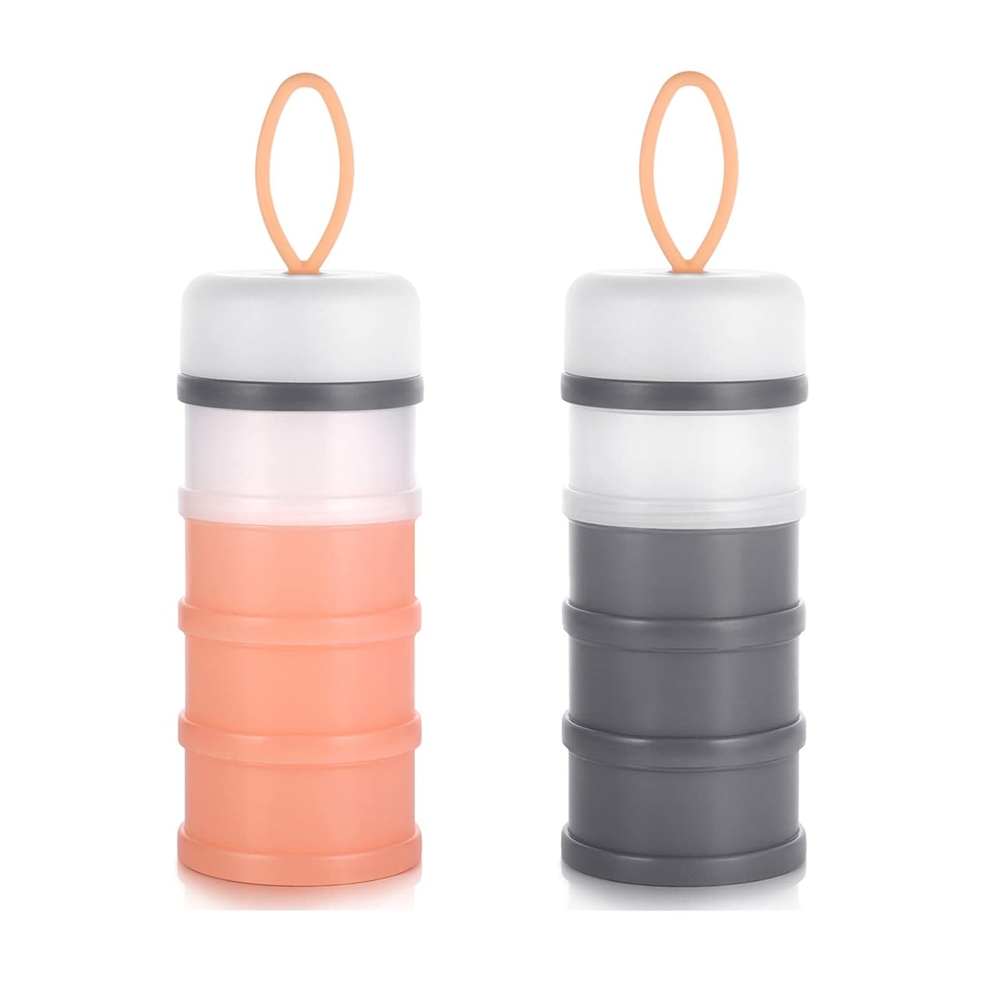 Accmor Baby Formula Dispenser On The Go, Stackable Formula Dispenser Formula Container to Go, Non-Spill Portable Milk Powder Kids Snack Storage Container, BPA Free