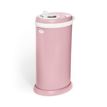 Ubbi Steel Diaper Pail, Odor Locking, No Special Bag Required, Award-Winning, Registry Must-Have, White