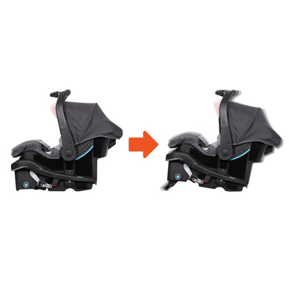 Baby Trend Secure-Lift Infant Car Seat, Dash Black – Compact Lightweight Carrier, Infant Comfort Cushioning, Adjustable Harness Fit