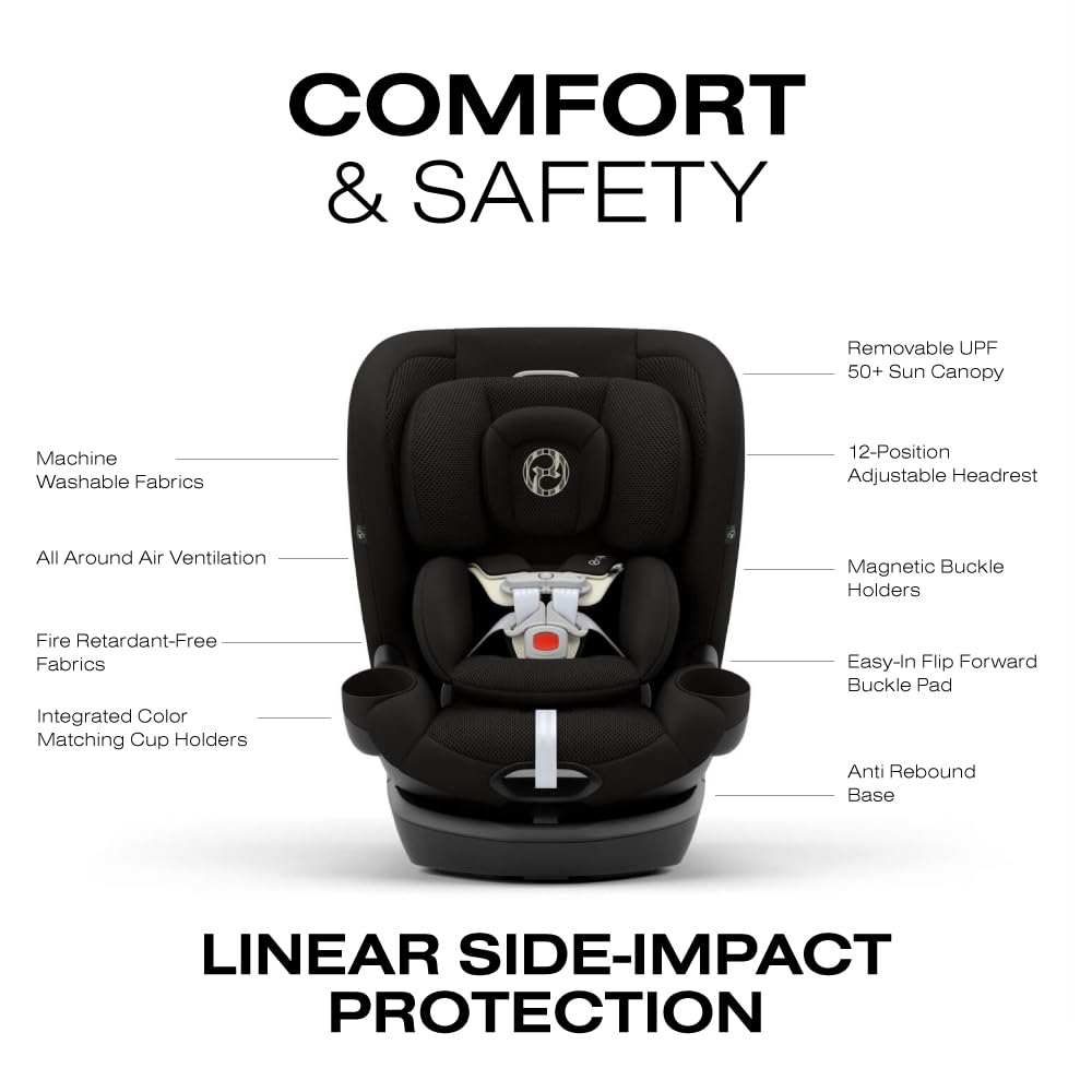 Callisto G 360 Rotating All-in-One Convertible Car Seat - Almond Beige