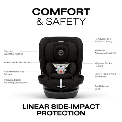 Callisto G 360 Rotating All-in-One Convertible Car Seat - Almond Beige