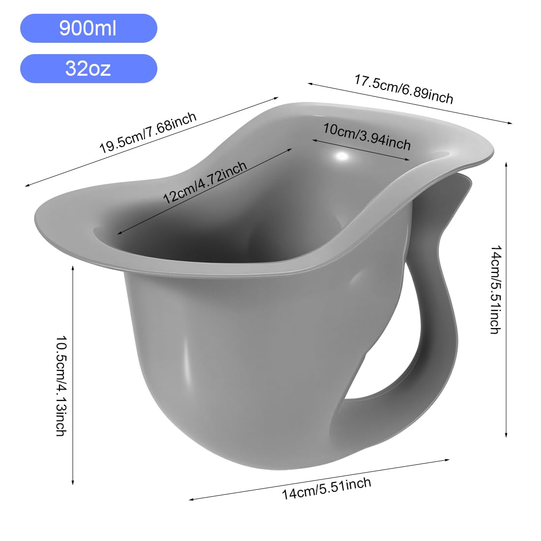 Newborn Baby Potty Toddler Potty Training Toilet for Diaper Free with Soft Covers Anti Slip Stickers Baby Elimination Communication for Boys & Girls