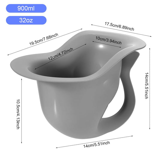 Newborn Baby Potty Toddler Potty Training Toilet for Diaper Free with Soft Covers Anti Slip Stickers Baby Elimination Communication for Boys & Girls